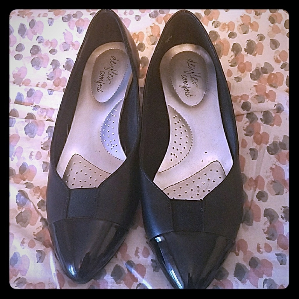 Comfort Plus Black Flats